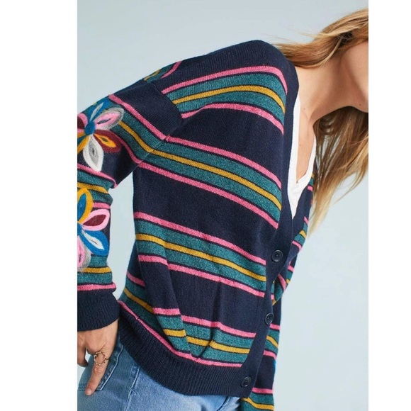 Anthropologie Moth Knit Cardigan Size Small - Picture 9 of 9